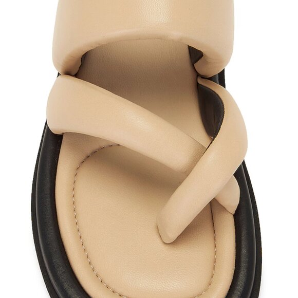 Helsa Puffy Slide Tan Size 38, 7 - Picture 2 of 2